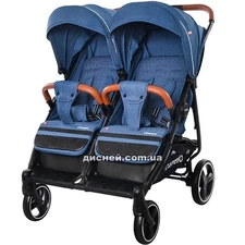 Коляска прогулочная Carrello Connect CRL-5502 Evening Blue, для двойни